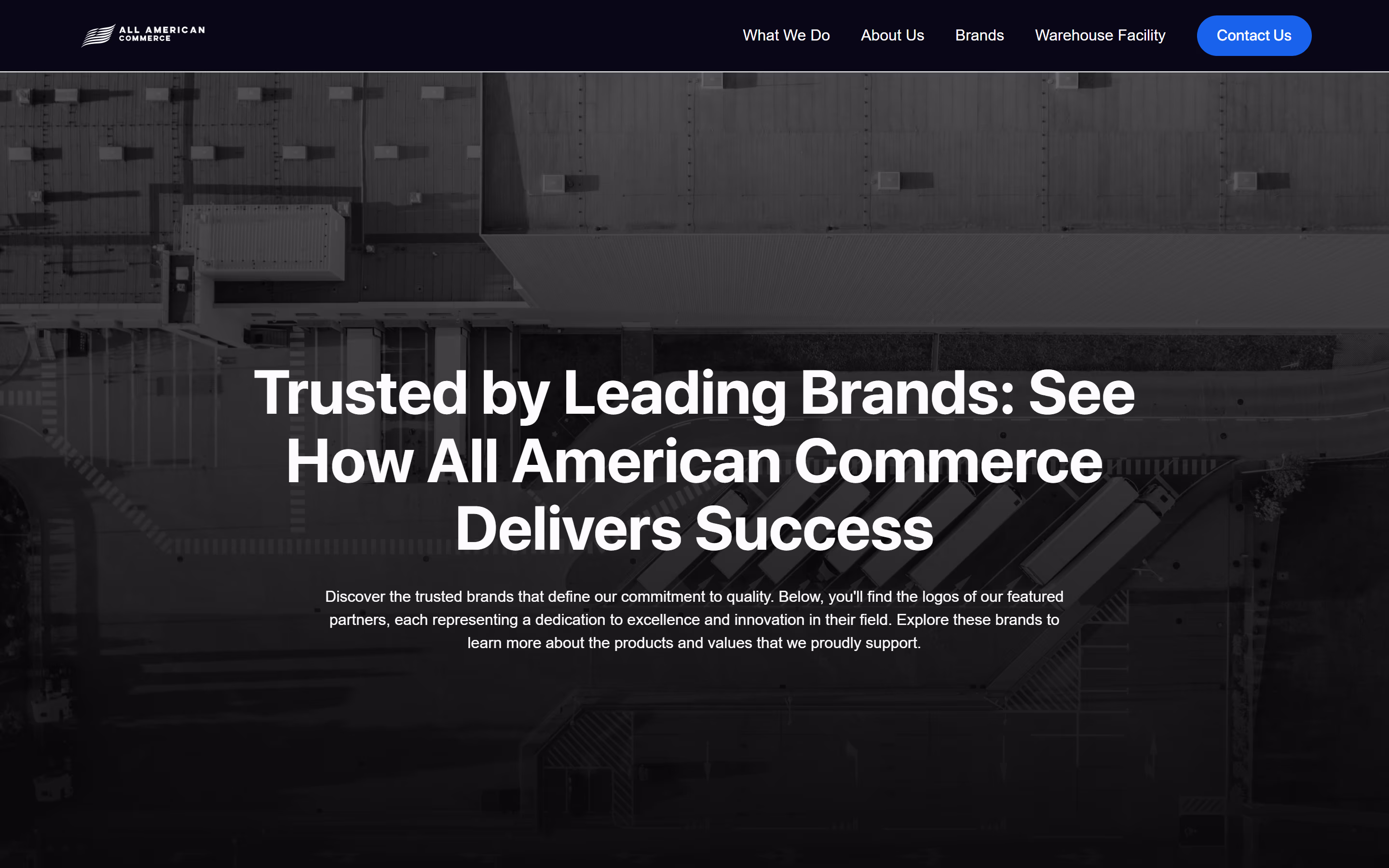 Brands page hero image